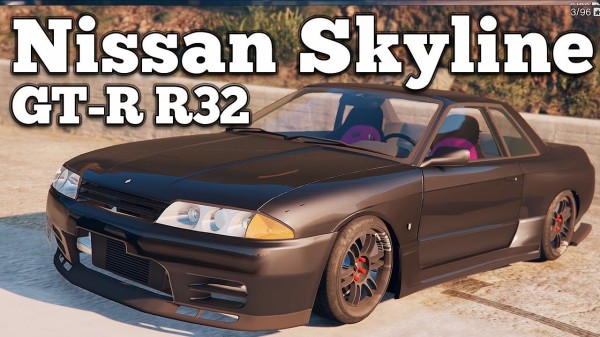 Gta5 Pc版 実車mod 日産 スカイライン Gtr R32 登場 グランド セフト オート5写真大好きブログ Gta5攻略情報ほか