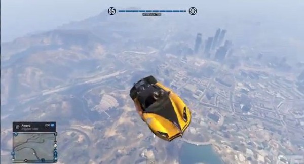 Gta5 オンライン 車を遙か上空までぶっ飛ばすことが出来るおもしろカーキャノングリッチ方法 バイク 徒歩も可能 タイトルアップデートパッチ1 11 2 07ver対応 解説動画あり グランド セフト オート5写真大好きブログ Gta5攻略情報ほか