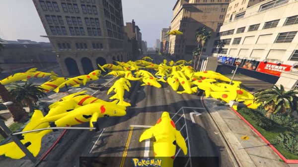 Gta5 ポケモンmod続々登場 ピカチュウ モンスターボール 痛車など 動画あり グランド セフト オート5写真大好きブログ Gta5攻略情報ほか