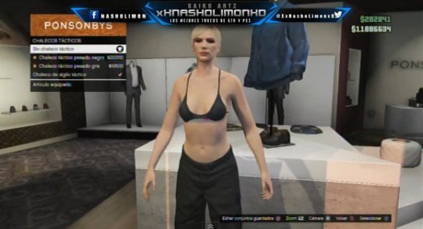 Gta5 女キャラの胸下だけ透明にするマニアックなグリッチのやり方 グランド セフト オート5写真大好きブログ Gta5攻略情報ほか