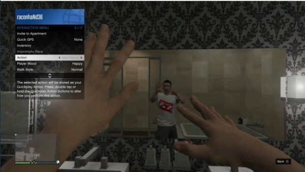 Gta5 Fps視点で見る キャラクターアクション 全種類一覧 Ps4 Xboxone版 グランド セフト オート5写真大好きブログ Gta5 攻略情報ほか