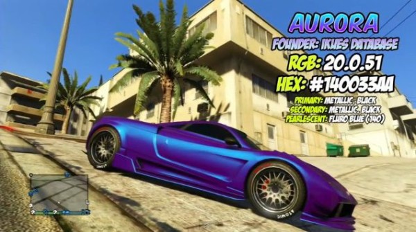 Gta5 激レアの キフロムブルー を入手 最新ペイントレシピ集 動画あり グランド セフト オート5写真大好きブログ Gta5攻略情報ほか