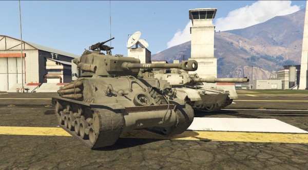 Gta5 Pc版 戦車mod M4a3e8 シャーマン フューリー号 登場 グランド セフト オート5写真大好きブログ Gta5攻略情報ほか
