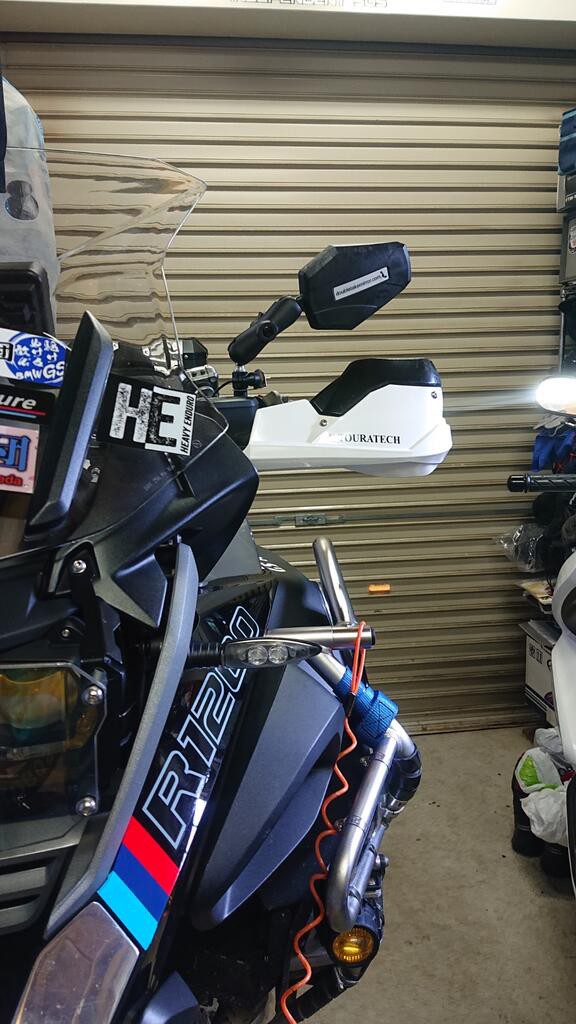 ダブルテイクミラー装着 : BMW R1200GS ADVを楽しもう