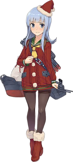 艦これ プレイ日記 季節限定艦娘グラフィック 駆逐艦 初風 がクリスマスmodeに あの雲の峰の向こうにあるもの