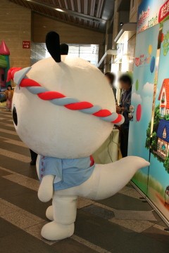 最終日のｂｋ春のふれあいひろば ｎｈｋ大阪放送局 はばタン の笑顔にありがとう