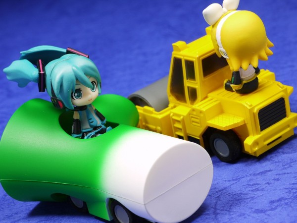 ねんどろいどぷらす ボーカロイド 激走プルバックカー ミク&ネギカー