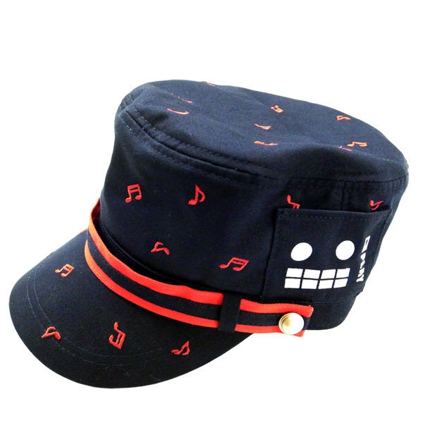 （早い者勝ち）キン肉マン キャップ ロゴ刺繍 キン肉マン】 ベースボールキャップ 帽子 肉マーク ブラック 黒