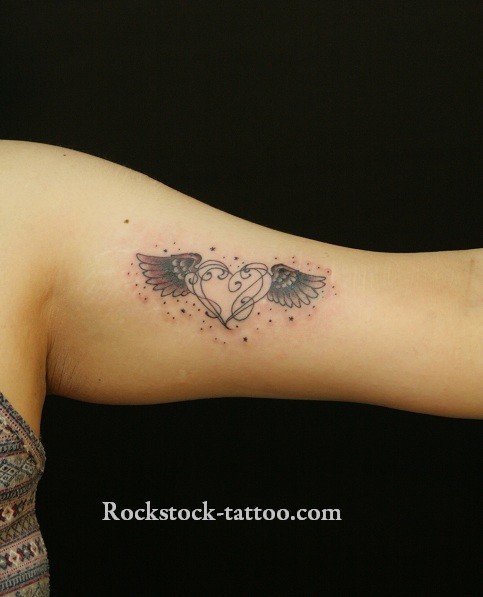 ハートタトゥー 札幌北区 Rockstock Tattoo ﾛｯｸｽﾄｯｸﾀﾄｩー