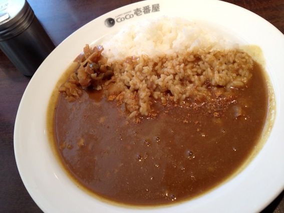 カレーライス１ 禿生海峡冬景色