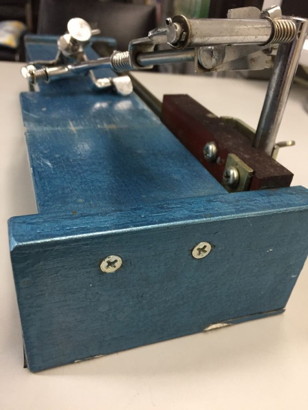 精密鋏研磨機（大熊式研磨機リメイク型）完全調整済スキ鋏付き！！ 精密鋏研磨機（大熊式研磨機リメイク型）完全調整済スキ鋏付き