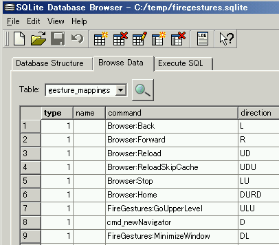 Firegesturesをall In One Gesturesと同じジェスチャにする しげふみメモ