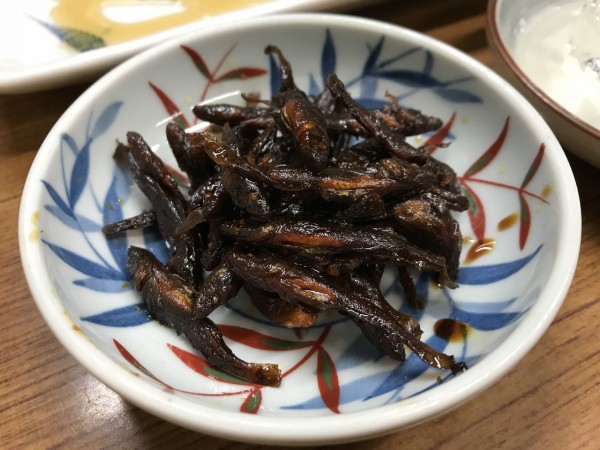 市場で平目刺 揚げ出し豆腐 カマス塩焼 ゴリの佃煮 魚源食堂 柳橋中央市場 愛知県名古屋市中村区名駅 Red List Restaurant