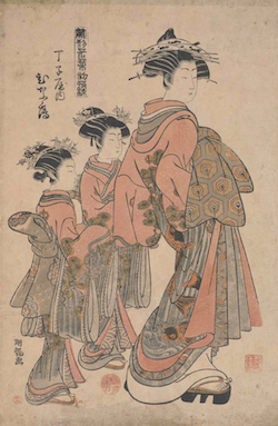 鯉文様 : 着物のよろず 針箱