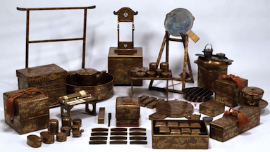 歯黒箱 : 着物のよろず 針箱