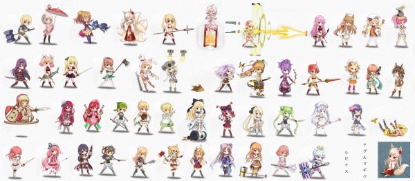 花騎士 壁紙風にまとめられた花騎士がかわいい フラワーナイトガール攻略2chまとめ速報