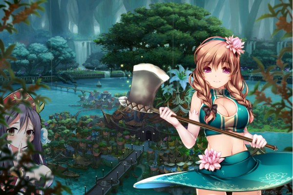 花騎士 コラ画像とラベンダーさんとナズナさんの透過png フラワーナイトガール攻略2chまとめ速報