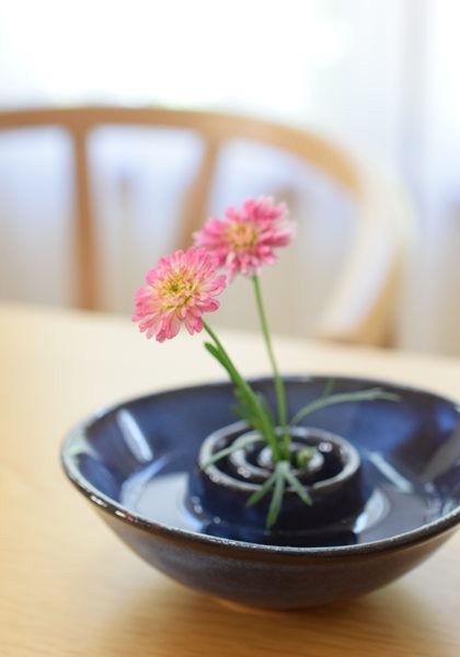 自分へのお土産】萩焼の一輪挿し♪涼し気でとっても綺麗【買って