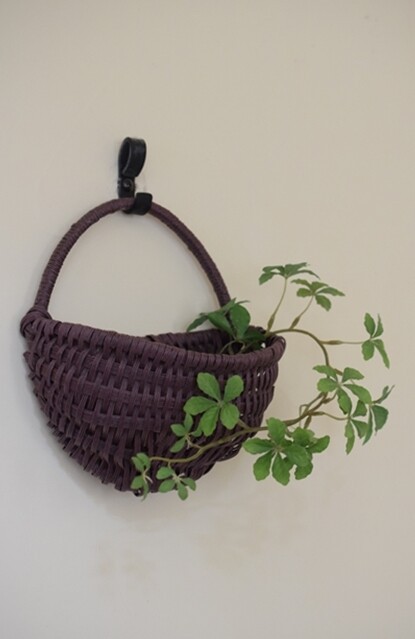 エコクラフト】壁かけカゴを作りました♬ : happy-go-lucky -心地いい