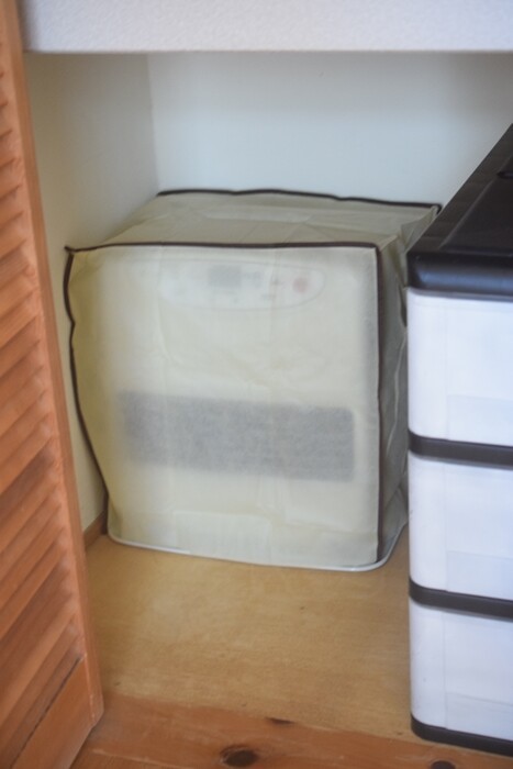春支度 掃除をしてから暖房器具をお片付け 収納カバーは100均で Happy Go Lucky 心地いい暮らしのコツ Powered By ライブドアブログ