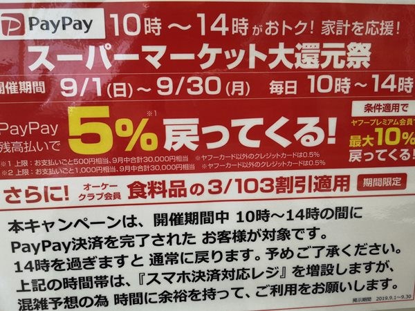 スマホで決済 遅ればせながらpaypay ペイペイ 始めました W