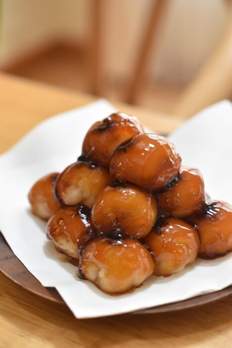 今年は10月6日が中秋の名月】ススキ＋超手抜きみたらしお月見だんごで