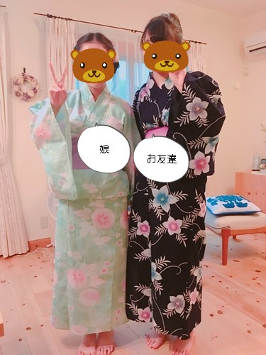 女の子の浴衣姿は可愛い 娘のお友達がお泊まりしました Happy Go Lucky 心地いい暮らしのコツ Powered By ライブドアブログ