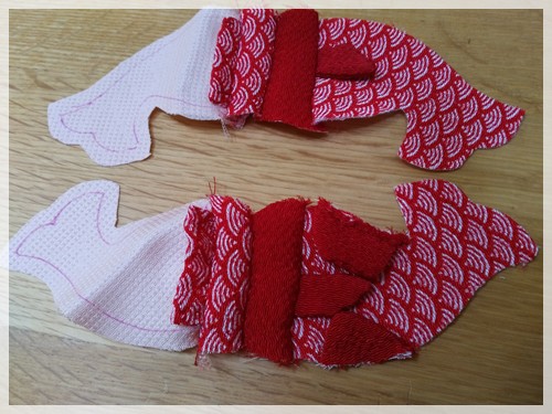 鯉のぼり吊るし雛7連飾り　子供の日　ハンドメイド（M ik k o） つるし雛 つるし飾り ひなまつり 名前木札 雛人形 吊るし雛 12号