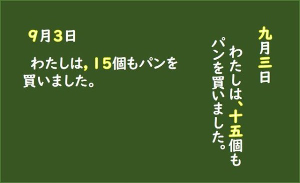 縦書き 横書きの基本 のぶちゃん先生の花まる教室