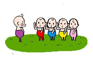 赤ちゃんイラスト チーム アカゴちゃん10 11 12 ３本立て イラストレーター兼漫画描き 花小金井正幸の日々 絵描人デイズ