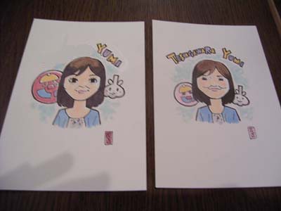 似顔絵描きますの会 の練習で イラストレーター兼漫画描き 花小金井正幸の日々 絵描人デイズ