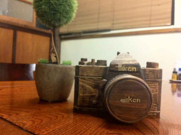 自己流の作り方 木製カメラ 花の木 木工作品blog