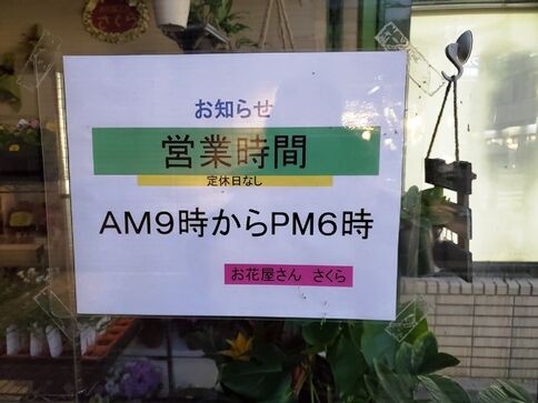 お花屋さん さくら はなてん界隈 お花屋さん さくら はなてん界隈