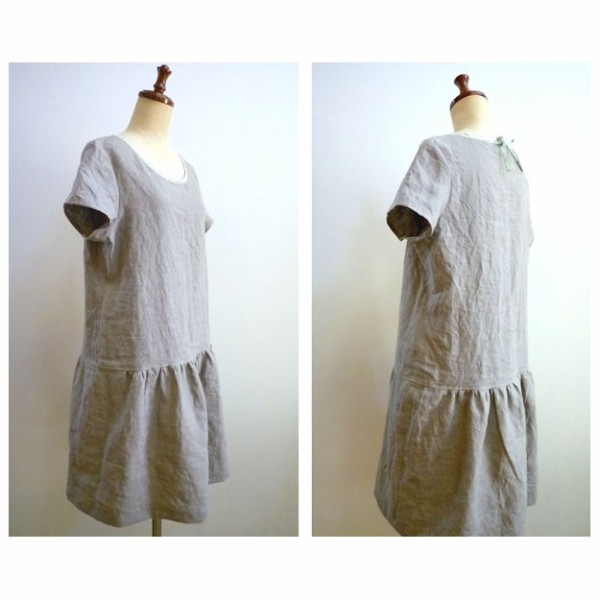 洋裁大人 ローウエスト切替ワンピース型紙 ハンクラちゃんねる ハンドクラフトまとめ