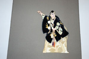 ☆縁起物 弁慶 大型押絵 立体布絵 勧進帳 売買された