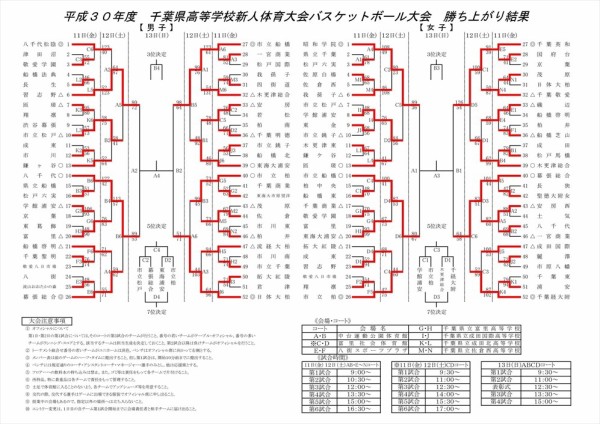 平成30年度千葉県高校バスケ新人戦 二日目 富里社会体育館 The Shot