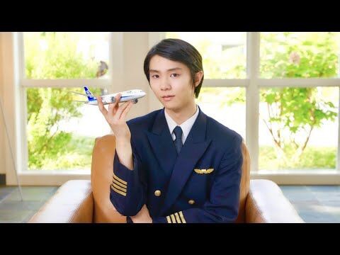 突然の羽生機長に騒然！『ANA×羽生結弦』一問一答インタビュー