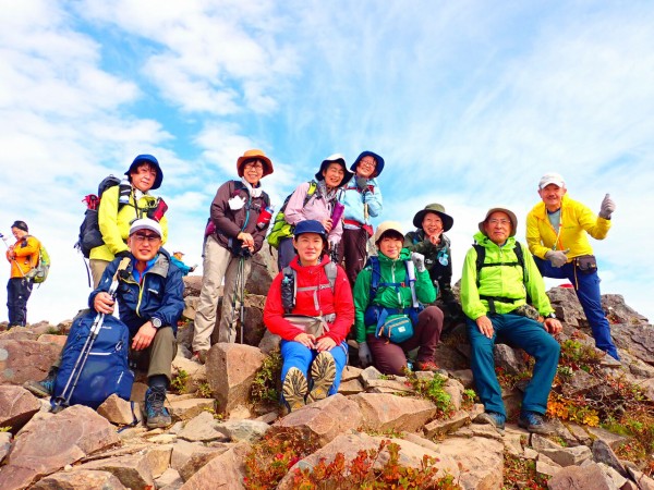 紅葉の磐梯山、微笑む : 葉っぱ塾～ブナの森から吹く風