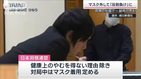 マスク反則負け事件 将棋界以外の著名人からも疑問の声 ハッピー将棋タイムズ