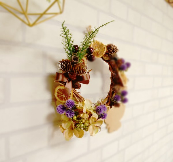 リースの本当の意味 知ってますか 四つ葉のくまさんの癒しのお花 時々お料理日記