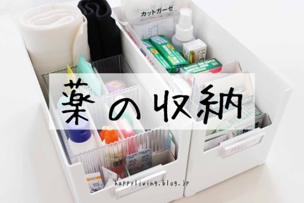 薬の収納 分かりやすく 取り出しやすく 仕舞いやすく 斜めにカット Happy Living 削ぎ家事研究室 Powered By ライブドアブログ