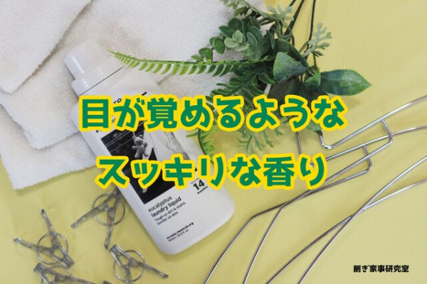 甘い匂いが苦手な人向き ユーカリの香り ニュージーランドの洗濯洗剤 Pr Happy Living 削ぎ家事研究室 Powered By ライブドアブログ