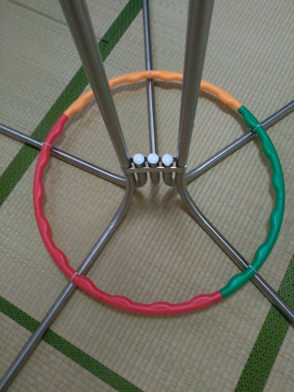 布団干し 強風対策 固定器具の自作 日進日誌 にっしんにっし