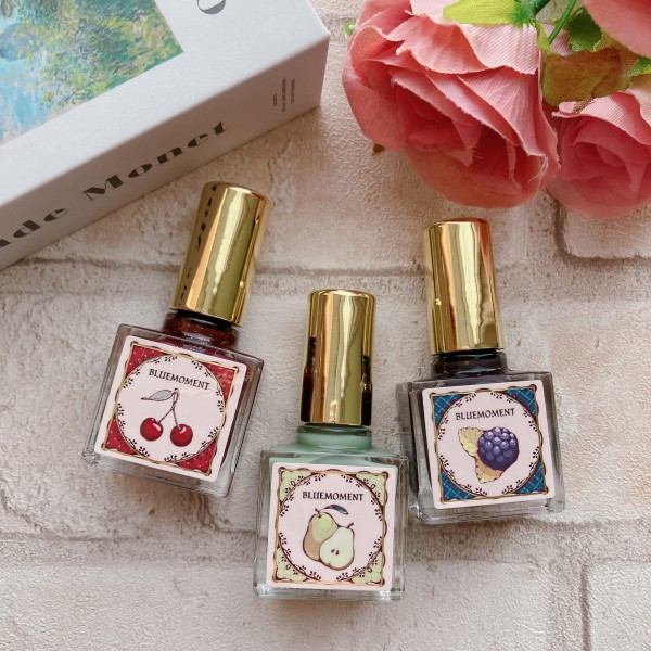 カラーレビュー】出版社発のネイルブランド秘めごとネイルのフルーツ