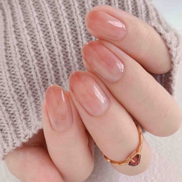 How To ぷるぷるピンクニュアンスネイル Akiのセルフネイルblog Powered By ライブドアブログ