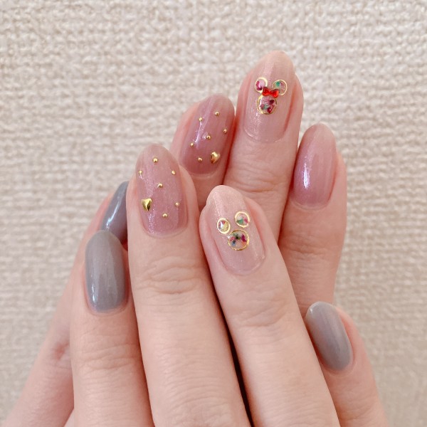 ディズニーネイル④ ディズニープリンセス アクアネイルスタジオ きらめきDX