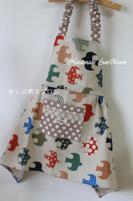 キッズ用エプロン ハンドメイドどっとこむ 無料ﾚｼﾋﾟ紹介 ｵﾘｼﾞﾅﾙﾊﾝﾄﾞﾒｲﾄﾞ雑貨制作 販売