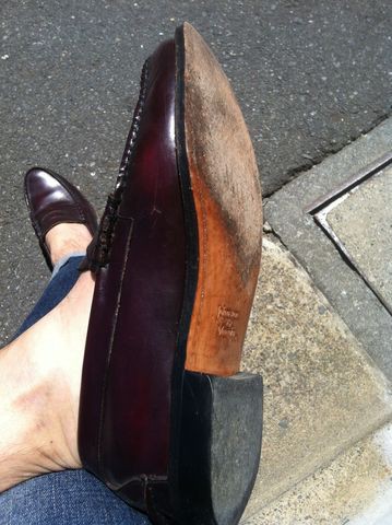 ジョンストン ＆ マーフィー バーガンディ ローファー : harunochichi