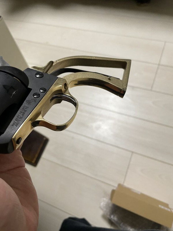 研磨済み 新品未使用 ハートフォード SAA用 真鍮 トリガーガード ストラップ 新品 未使用 ハートフォード SAA用 真鍮 トリガーガード バック