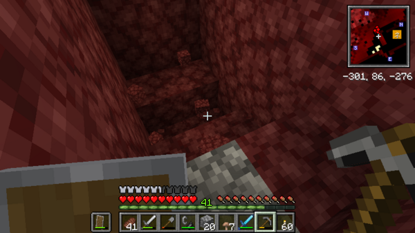 ほぼバニラのマイクラ日記 ネザー探索 はせピンのマイクラ日記